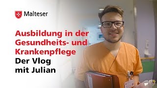 Azubi in der Gesundheits und Krankenpflege – Der Vlog mit Julian [upl. by Renrew]