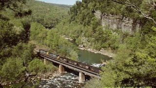 CSX AC4400s on the old Clinchfield Railroad [upl. by Oech728]