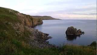 Lerwick Shetland Islands  South View towards Bressay Lighthouse from Knab point [upl. by Ahsot]