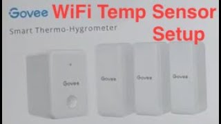 Govee WiFi temphumidity ThermoHygrometer Setup [upl. by Oirasor]