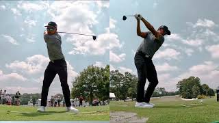 Rickie Fowler New Driver Swing and Slowmotion 2023 [upl. by Rica968]