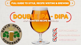 Double IPA DIPA Beer 🍺 Recipe Writing Brewing amp Style Guide [upl. by Enoed]