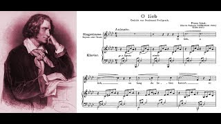 Franz Liszt  O lieb so lang du lieben kannst Sheet music and lyrics [upl. by Yatnwahs]