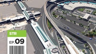 Cities Skylines FBS International Airport — Part 9 — Inner Ring Detailing [upl. by Darreg]