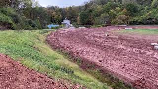 Progress at Pennsboro Speedway  Hillside Work and Track [upl. by Earley647]