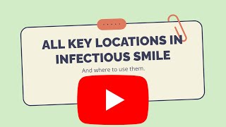 2024 Roblox  Infectious Smile  All key loctaions and Infectious Smile and where to use them [upl. by Weitman]