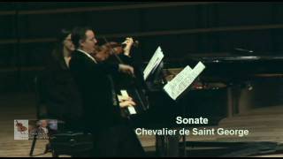 Bernard Zinck  Sonate  Chevalier de Saint George  SaintGeorges [upl. by Gui]