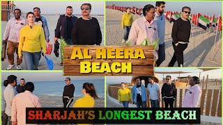 Aftab Iqbal and Team Travel Vlog  Al Heera Beach  Sharjahs Longest Beach  GWAI [upl. by Enomes753]