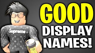 TOP 100 GOOD DISPLAY NAMES For Roblox Boys  Roblox DISPLAY NAMES [upl. by Kamila]