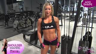 Shoulder Shaping Video 2  ShapePerfecting Isolation Exercises [upl. by Alleras]