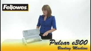 Fellowes Pulsar E 300 Comb Binding Machine [upl. by Liman]