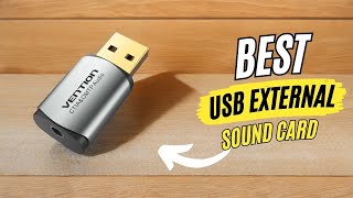 Best USB External Sound Card  Vention 2in1 35mm Sound Card Review [upl. by Hniv766]