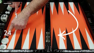 🚀How To Set Up a Backgammon Board  GammonVillage [upl. by Nauqas]