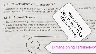 Dimensioning in Engineering Drawing [upl. by Krute]