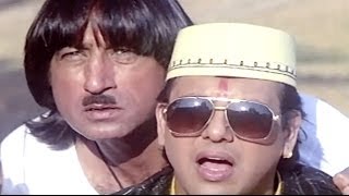 Raja Babu Comedy Scene  Govinda Helps Villagers [upl. by Kassab]