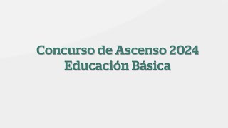 ¿Cómo inscribirse en el Concurso de Ascenso 2024 Educación Básica [upl. by Labors264]