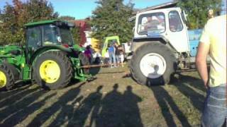 TraktorPulling John Deere 5070 m VS ZT303 [upl. by Baerl]