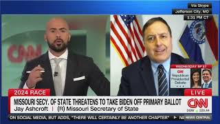 Missouri Secretary of State Humiliates Himself on CNN [upl. by Zohara]