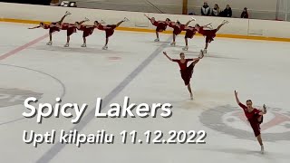 Spicy Lakers  UpTl kilpailu 11122022  Synchronized skating [upl. by Darwen273]