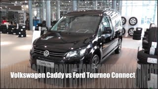 Volkswagen Caddy vs Ford Tourneo Connect [upl. by Sehcaep467]