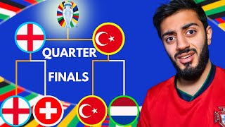 Very Honest Euro 2024 QUARTER FINALS Predictions [upl. by Carlick379]