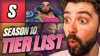 OFFICAL Season 10 Tier List  Best and Worst Heroes  Overwatch 2 New Meta [upl. by Eolande]