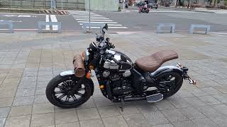 Jawa 42 Bobber Black Mirror twoseater TYPE1 conversion complated Jawa 42bobber bobber42 [upl. by Anirbes287]