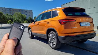 Skoda Karoq 15 TSI 150 DSG TEST FaceLift w miare 4K [upl. by Akemyt]