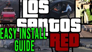 Los Santos Red  HOW TO DOWNLOAD AND INSTALL CORRECTLY gameconfig Packfile Limit Adjuster  GTA 5 [upl. by Cann]