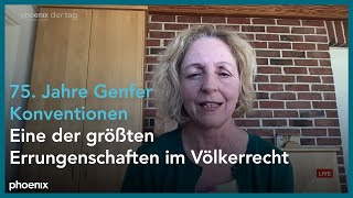 Prof Angelika Nußberger Rechtswissenschaftlerin zum 75 Jahrestag der Genfer Konventionen [upl. by Mariette199]