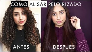 COMO alisar PELO RIZADO [upl. by Omsare772]