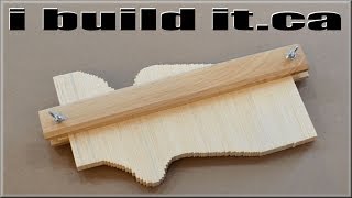 Making A Wooden Contour Gauge [upl. by Stanzel]