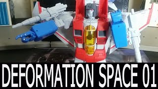 Deformation Space DS01 Crimson Wings Starscream [upl. by Nealah]