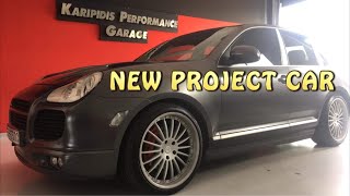 PORSCHE CAYENNE TURBO 600 HP PROJECT  KOSTASMANTZIOSGARAGE EP01 [upl. by Annavoig982]