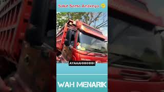 TETAP MENYAPA AYAHNYA WALUPUN HANYA SUPIR TRUK [upl. by Editha17]