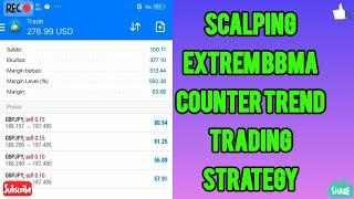 scalping extrem bbma counter trend trading strategy GbpJpy [upl. by Livy461]