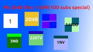 My 2048 tiles 1299100 subs special [upl. by Roel]