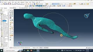 Meshing complex shapes using virtual Topology in ABAQUS abaqustutorial abaqus tutorial [upl. by Muns]