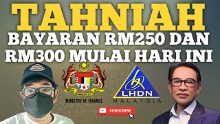 ALHAMDULILLAH RM250 DAN RM300 DIKREDITKAN PADA HARI INI [upl. by Hansen]