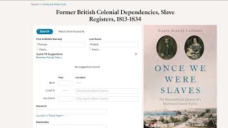 Genealogy Searching and Understanding Slave Registers [upl. by Eixel]