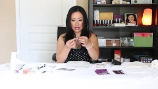 How to Trim a Jamberry Nail Wrap if needed TUTORIAL Nails Manicure [upl. by Vikky]