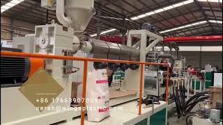 Plastic PE PP ABS Sheet Extrusion Production Line MachineWorking Process Of Plastic Sheet Extruder [upl. by Aleahs68]