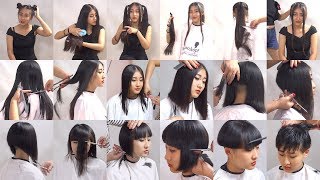 Hair2U  Miss Jing Long to Pixie Haircut in Stages Preview [upl. by Mamoun]