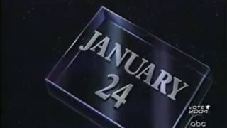 ABC News USA WNN 12 Yrs amp 1994 Nightline Intro Flashback Jan 6 2004 [upl. by Huntlee883]