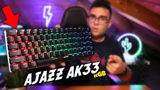 La TASTIERA MECCANICA MINI più ACQUISTATA su AMAZON ⚡ Ajazz AK33 RGB  ITA [upl. by Jammin710]