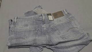 MENS G STAR 3301 JEANS UNBOXING AND REVIEW [upl. by Eerual]