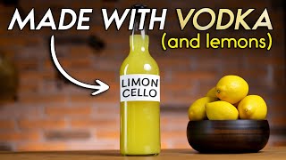 Easy Limoncello Recipe for Everyone  Made with Vodka [upl. by Lertnahs]