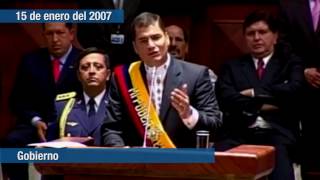 A 10 años del primer discurso presidencial de Rafael Correa [upl. by Marpet]