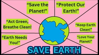 Save earth poster Earth Day drawing World Earth Day Poster drawing  Save Environment Drawing [upl. by Ingrid]