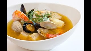 Bouillabaisse Marseillaise Rouille and Croutons [upl. by Mazlack]